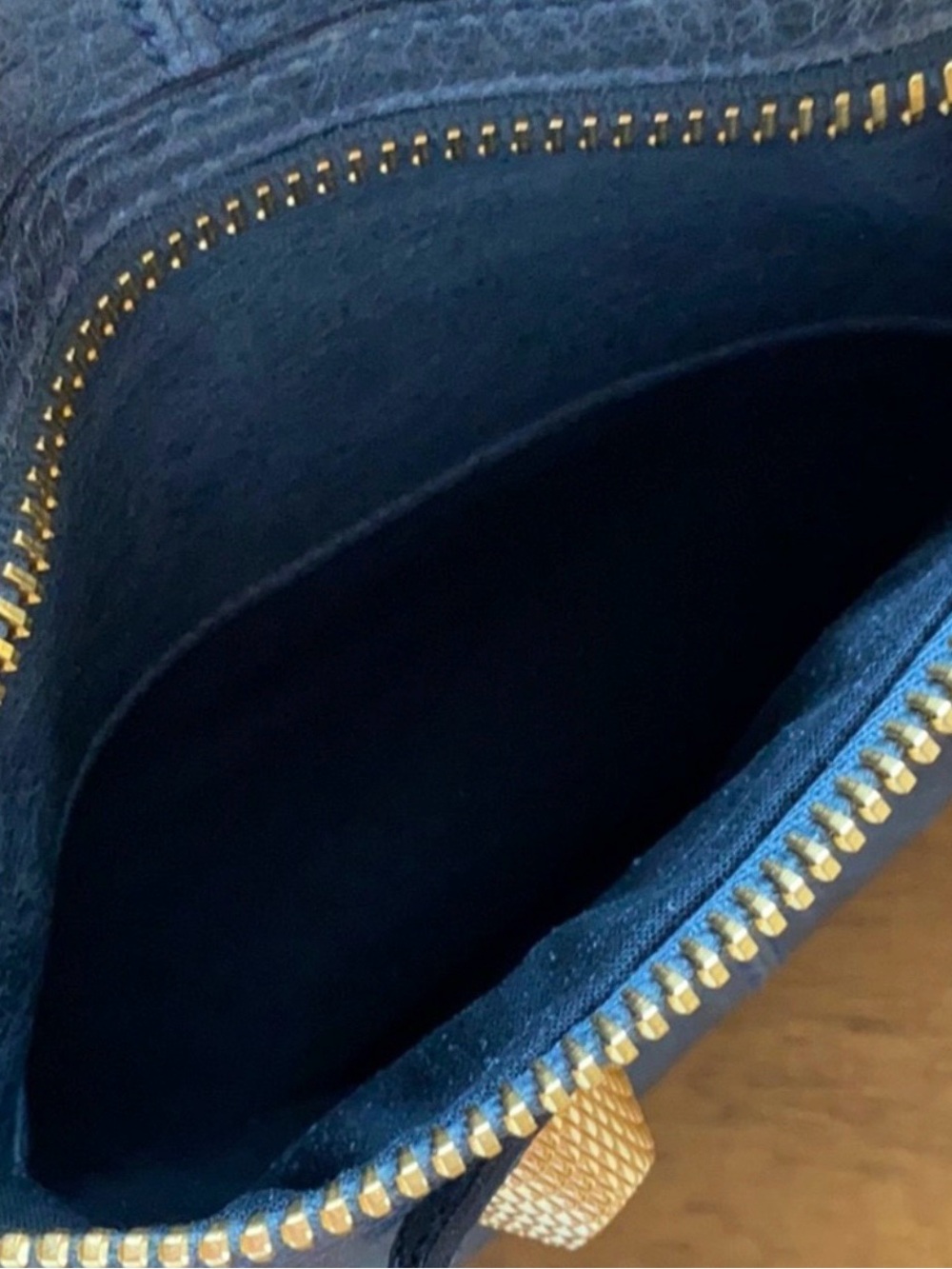 Balenciaga Leather Shoulder Bag with Gold-Tone Studs - Picture 12 of 15